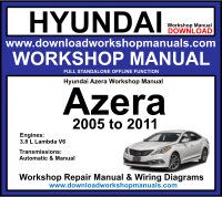 Hyundai Azera Workshop Service Repair Manual 